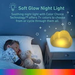 Pure Enrichment® PureBaby® Cloud Ultrasonic Cool Mist Humidifier - Whisper-Quiet Variable Mist For Up To 24 Hours Of Mist, Color Changing Night Light, BPA-Free, Ideal For Baby Nursery And Kids Bedroom -Solo Stoves Shop 51xvjUtzagL