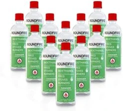 ROUNDFIRE Premium 0.5 Liter - Bioethanol Fuel For Fireplaces, Stoves And Burners (1/2 Quart) -Solo Stoves Shop 51xwlfounuL. AC