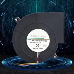 Mini Mighty Air Mover, DC Turbine Air Blower Fan, Carpet Dryer, Floor Fan, Blower, For Water Damage Restoration, Janitorial, Plumbing, Home Use