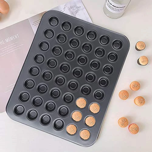 Non-Stick Mini Muffin Pan,Muffin Pan,Muffin Pan For Baking,48Cup NonStick Mini Round Cupcake Pan Tray Baking Mould Bakeware Cooking Accessory 3 Non-Stick Mini Muffin Pan,Muffin Pan,Muffin Pan For Baking,48Cup NonStick Mini Round Cupcake Pan Tray Baking Mould Bakeware Cooking Accessory - Image 3
