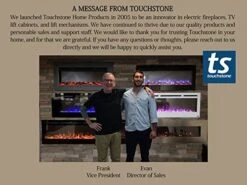 Touchstone 80024 50" Stainless, Electric Fireplace With Bluetooth Speaker – AudioFlare -Solo Stoves Shop 51ypL9MuQYL