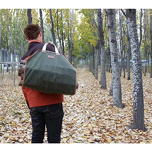 Canvas Log Carrier Bag,Waxed Durable Wood Tote,Fireplace Stove Accessories,Extra Large Firewood Holder With Handles For Camping Best Gifts 1 Canvas Log Carrier Bag,Waxed Durable Wood Tote,Fireplace Stove Accessories,Extra Large Firewood Holder With Handles For Camping Best Gifts