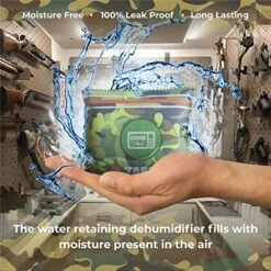 Zarpax Gun Safe Dehumidifier Camouflage - Rechargeable Desiccant Dehumidifier Bags - Reusable & Absorbs Moisture & Humidity - 2x Pack -Solo Stoves Shop 61OxHLBzKrL