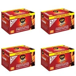 Firestarter 12-Count Zip Premium Pack Of 4