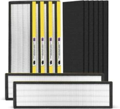 Nisreen Filter C FLT5000 Filter Compatible With Germ-Guardian True Hepa Filter Air Purifier AC5250PT AC5000E AC5300B AC5350W, 2 HEPA And 6 Pre-Filter 13 Nisreen Filter C FLT5000 Filter Compatible With Germ-Guardian True Hepa Filter Air Purifier AC5250PT AC5000E AC5300B AC5350W, 2 HEPA And 6 Pre-Filter -Solo Stoves Shop 61QALcd31hL. AC