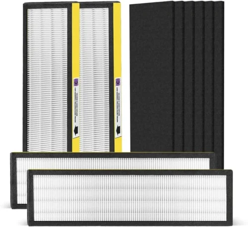 Nisreen Filter C FLT5000 Filter Compatible With Germ-Guardian True Hepa Filter Air Purifier AC5250PT AC5000E AC5300B AC5350W, 2 HEPA And 6 Pre-Filter -Solo Stoves Shop 61d9IInIB6L. AC