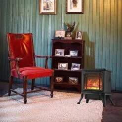 DONYER POWER 23" Electric Stove Portable Heater, 1500W,LED Adjustable Flame Intensity Control, Black, Room Heater,Space Heater 8 DONYER POWER 23" Electric Stove Portable Heater, 1500W,LED Adjustable Flame Intensity Control, Black, Room Heater,Space Heater -Solo Stoves Shop 61hNqD7pPPL