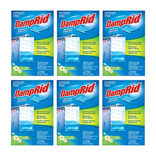 DampRid FG80 Hanging Moisture Absorber Fresh Scent, 6 Count 3 DampRid FG80 Hanging Moisture Absorber Fresh Scent, 6 Count - Image 3